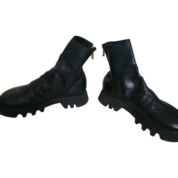 Guidi ZO08V Leather Ankle Boots in Black 38.5 - Picture 6 of 10